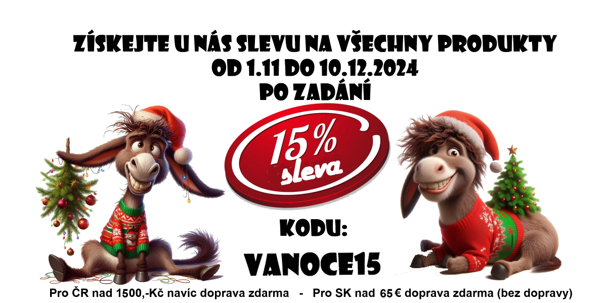 vánoční sleva 15%